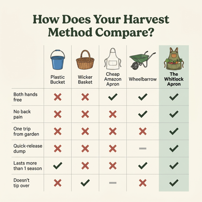 The Harvest Apron — by Whitlock Garden Co.