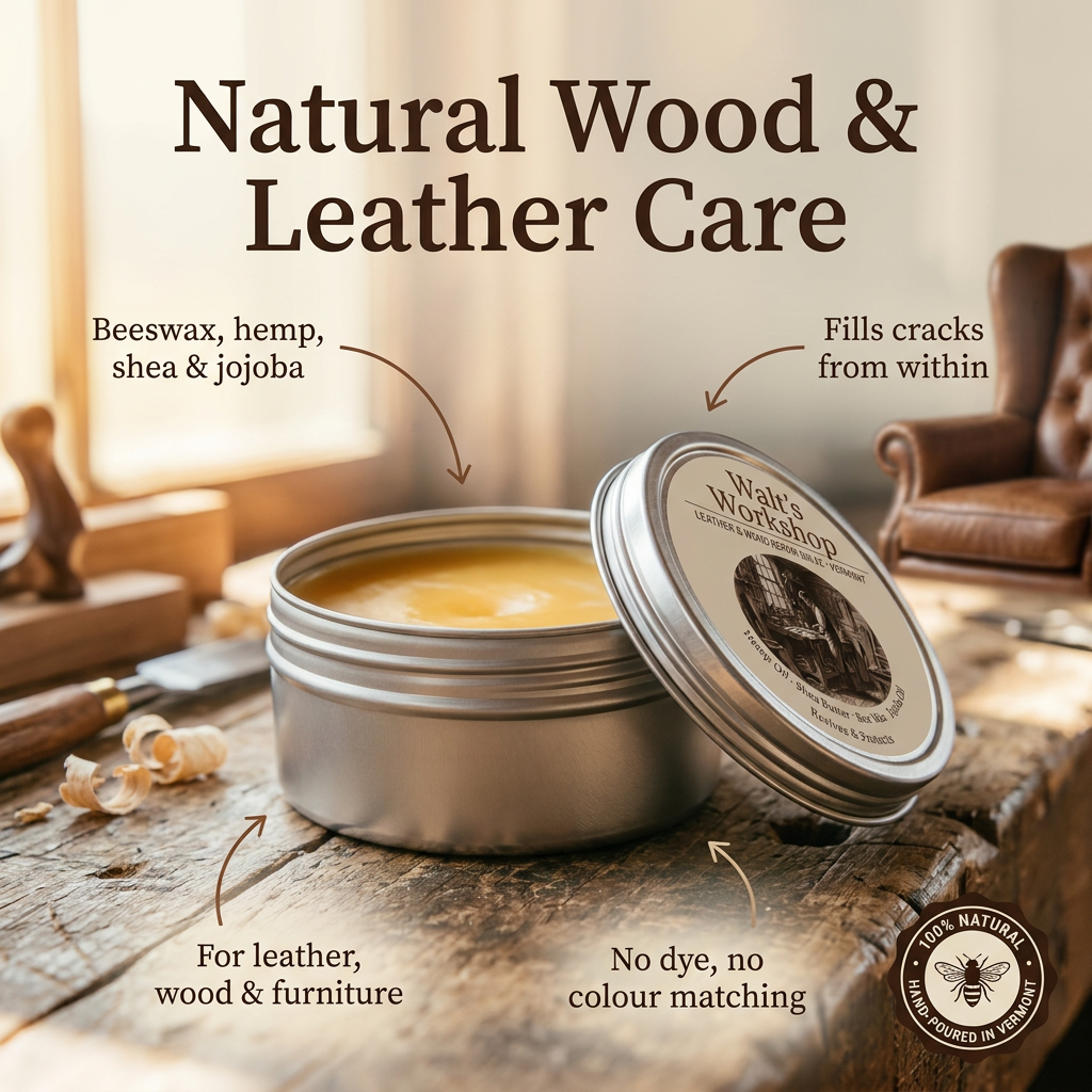 Walt's - Wood & Leather Repair Salve